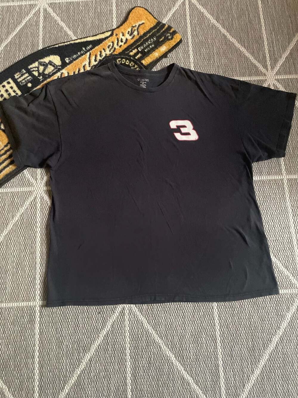 2000s NASCAR Dale Earnhardt #3 T-Shirt Black Racing Graphic